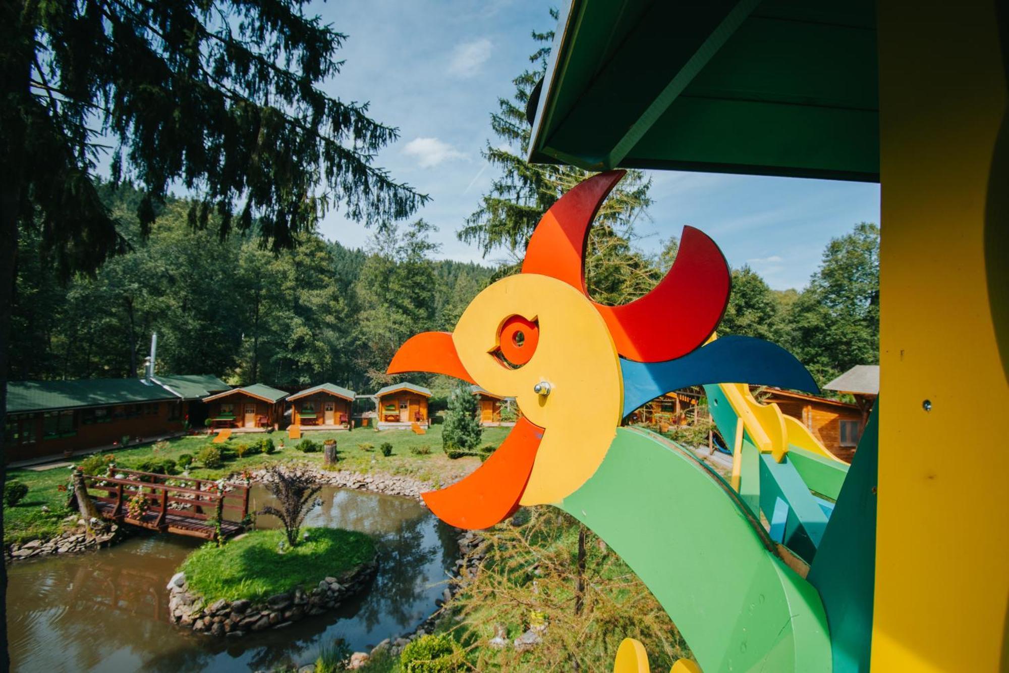 Vidra Park Hotel Sicasau Bagian luar foto